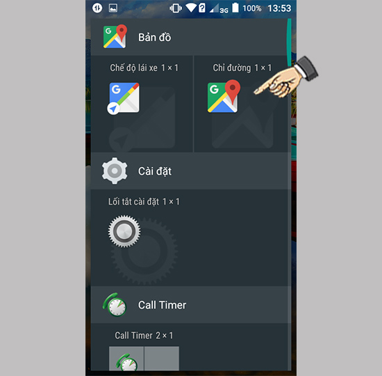 ​Thêm Widget vào màn hình